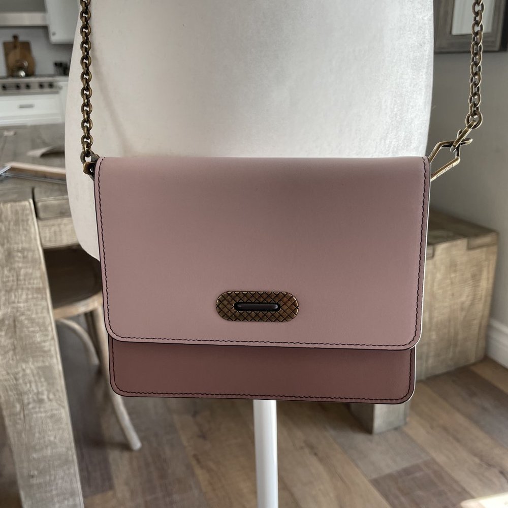 NWT Bottega Veneta leather clutch with chain - Authentic - Picture 3 of 16